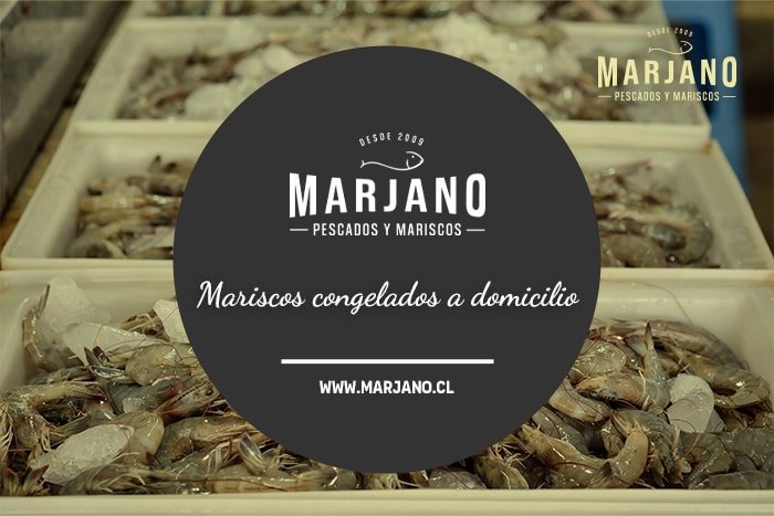 Mariscos congelados a domicilio