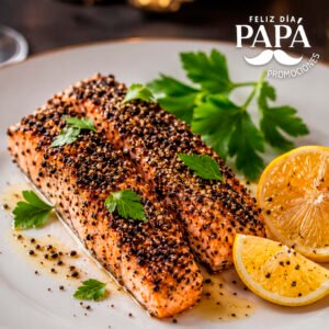 SALMÓN AHUMADO AL CALOR PIMIENTA 113GR