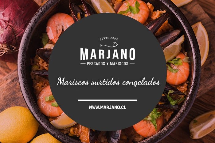 Mariscos surtidos congelados