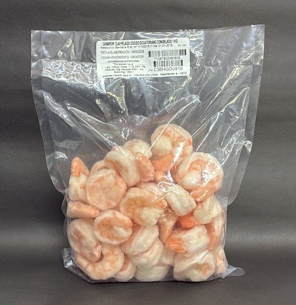 Camarón Ecuatoriano Cocido y Pelado (Medium) 500gr