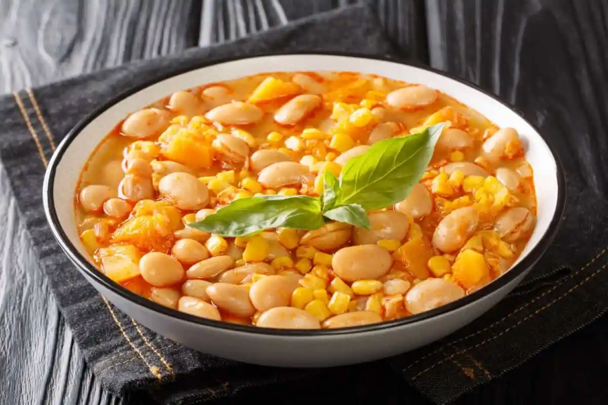 Porotos granados con Marjano